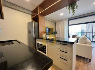 Apartamento · 49m² · 1 Quarto · 1 Vaga · Studio Totalmente Mobiliado com Hall Privativo e Estrutura Completa de Lazer