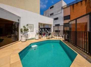 Apartamento · 454m² · 4 Quartos · 4 Vagas · Primorosa cobertura duplex, com vista 360°, localizada no Jardim América.