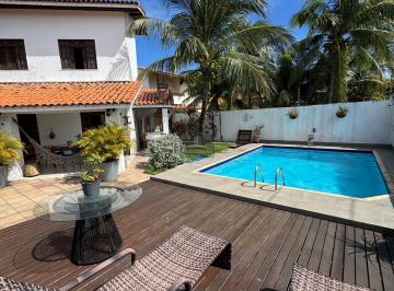 Foto 01 · Casa 5/4 em Vilas do Atlântico - Lauro de Freitas-BA: 370m², 3 suítes, piscina, área gourmet, sauna