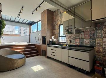 Apartamento · 158m² · 3 Quartos · 3 Vagas · Cobertura à venda no Pompéia em Santos.