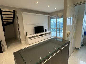 Apartamento · 84m² · 1 Quarto · 2 Vagas · Cobertura Duplex no Brooklin | 84m² | 1 suíte | 2 vagas | Mobiliada
