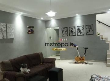 Sala · Sobrado à venda, 176 m² por R$ 690.000,00 - Vila Junqueira - Santo André/SP