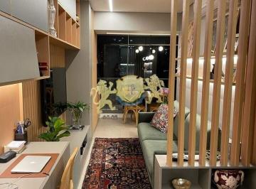 Apartamento · 43m² · 1 Quarto · 1 Vaga · Flat com lazer completo para venda no Brooklin - Condomínio Habitarte Verde