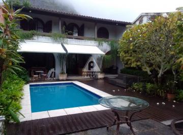 Casa · 415m² · 6 Quartos · 3 Vagas · Casa com 6 Quartos à venda, 392m² condomínio fechado - Barra da Tijuca