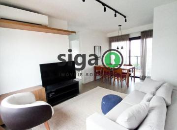 Apartamento · 74m² · 2 Quartos · 1 Vaga · Apartamento mobiliado 74m² com 2 quartos, para locação em Pinheiros