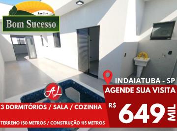 Casa de 3 quartos, Indaiatuba · Casa Térrea A Venda 3 Dormitórios E Com Piscina - Indaiatuba - SP!