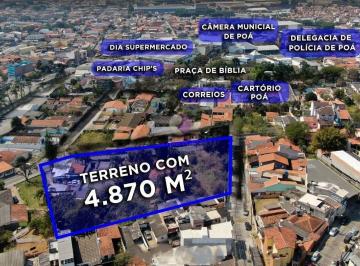 Comercial · 4870m² · Área para Incorporação à Venda no Centro de Poá/Sp