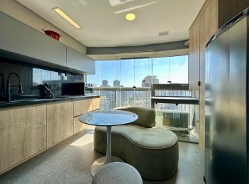 Apartamento de 1 quarto, São Paulo · Apartamento studio mobiliado com vaga para alugar no Air Brooklin, próx. metrô