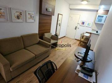 Sala  · Flat com 1 dormitório, 38 m² - venda por R$ 320.000,00 ou aluguel por R$ 3.991,00/mês - Barcelona - 