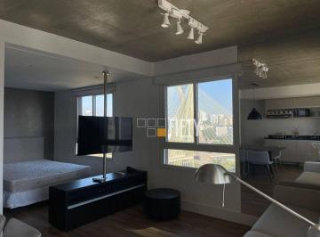 e02285508c0f6a62f380caf8aa27eb61e75c7bf5 · Apartamento com 1 dormitório para alugar, 63 m² - Brooklin - São Paulo/SP