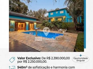 Casa · 540m² · 5 Quartos · 7 Vagas · Casa em Capela do Barreiro, Itatiba/SP de 540m² 5 quartos à venda por R$ 2.250.000,00