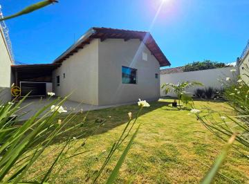 Casa · 110m² · 3 Quartos · 3 Vagas · CASA À VENDA NO JARDIM LUZ, 3 QUARTOS, SUÍTE, ÁREA GOURMET, QUINTAL GRAMADO, EM APARECIDA DE GOIÂNIA