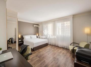 Apartamento · 26m² · 1 Quarto · 1 Vaga · Flat disponível para venda no Hotel Intercity Nações Unidas na Chácara Santo Antônio, com 26m², 1 do