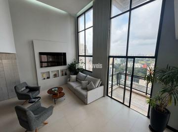 Apartamento · 184m² · 3 Quartos · 4 Vagas · PANAMBY APARTAMENTO PÉ DIREITO, COM MEZANINO TERRAÇO GOURMET  ALTO, VISTA 350 GRAUS