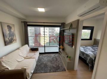 Apartamento · 35m² · 1 Quarto · 1 Vaga · Apartamento com 1 dormitório para alugar, 35 m² por R$ 6.000,02/mês - Indianópolis - São Paulo/SP