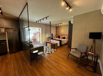 Apartamento · 76m² · 1 Quarto · 2 Vagas · Apartamento mobiliado para locação, Chácara Santo Antônio