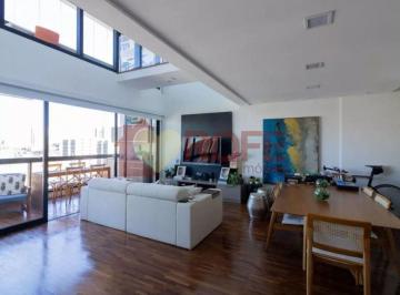 Apartamento · 123m² · 1 Quarto · 3 Vagas · Apartamento de cobertura, super espaçoso à venda com 1 quarto (1 suíte), 123m2 e 3 vagas de garagem,