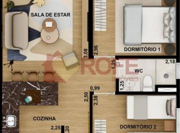 Apartamento · 48m² · 2 Quartos · 1 Vaga · Apartamento com 2 dormitórios à venda, 48 m² por R$ 525.000,00 - Campo Belo - São Paulo/SP