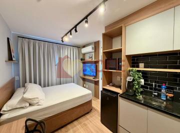 Apartamento · 21m² · 1 Quarto · Apto Studio de 1 dormitório 21m² todo mobiliado para investimento no Campo Belo