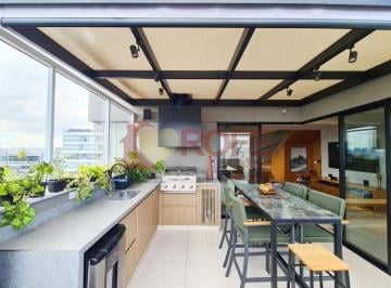 Apartamento · 230m² · 3 Quartos · 3 Vagas · Cobertura mobiliada com 3 dormitórios à venda, 230 m² por R$ 4.700.000,00 - Brooklin - São Paulo/SP.