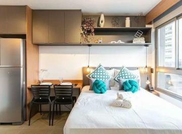 Apartamento · 22m² · 1 Quarto · Studio mobiliado à venda, 22m², no Go Balkon Campo Belo, São Paulo/SP