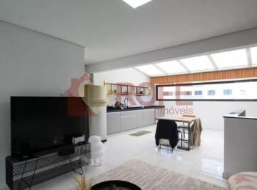 Apartamento · 75m² · 1 Quarto · 2 Vagas · Cobertura com 1 dormitório à venda, 75 m² por R$ 1.100.000,00 - Moema - São Paulo/SP