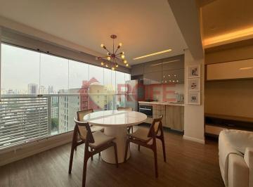 Apartamento · 42m² · 1 Quarto · 1 Vaga · Apartamento para locação e venda mobiliado - Brooklin - São Paulo/SP