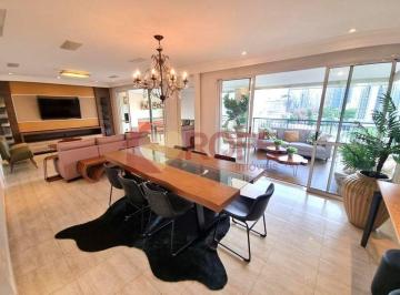 Apartamento · 205m² · 4 Quartos · 4 Vagas · Apartamento de 205m² com 4 Suítes e Varanda Gourmet no Brooklin