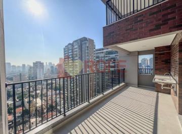 Apartamento · 140m² · 4 Quartos · 2 Vagas · Cobertura duplex com 4 suítes à venda no Brooklin. Prédio novo, entregue em 2024.