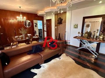 3b8fff81c761b8315a4264d6a98915ce19c50641 · Apartamento com 3 dormitórios à venda, 182 m² por R$ 1.250.000,00 - Boqueirão - Santos/SP