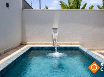 Casa · 100m² · 2 Quartos · 1 Vaga · SOBRADO PISCINA PRIVATIVA 2 SUÍTES ÁREA DE 100m² SÓ 250M MAR ITANHAÉM SP