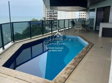 Foto 01 · Apartamento de luxo para locação no Jardim Astúrias, Guarujá-SP: 4 quartos, 4 suítes, 3 salas, 5 ban