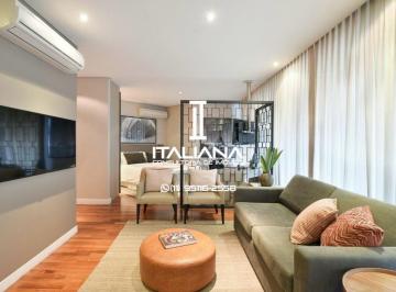 Apartamento · 65m² · 1 Quarto · 2 Vagas · Apartamento Mobiliado F L Residence Itaim - Rua Elvira Ferraz 250