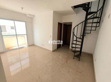 Apartamento · 65m² · 2 Quartos · 1 Vaga · Cobertura disponível para locação no bairro Santa Mônica em Uberlândia-MG