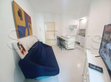 Apartamento · 35m² · 1 Quarto · 1 Vaga · Flat com ótima localização no Jardins próximo da Avenida Paulista, disponível para locação.