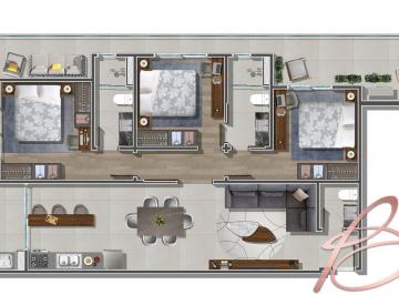 Apartamento · 100m² · 3 Quartos · 2 Vagas · Apartamento Pré lançamento no Fazenda de 3 suítes tabela zero