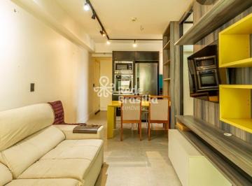 Apartamento · 46m² · 1 Quarto · 1 Vaga · Av. Sibipiruna - Apartamento Mobiliado e Reformado 1 quarto, com vista livre - Res. Smart Residence 
