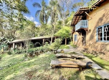 Casa · 440m² · 3 Quartos · 8 Vagas · Casa rústica, 90% térrea. lareira, gazebo, jardim, lazer, 440 m² - Embu