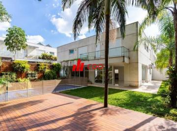 Foto 01 · Casa de Luxo em condomínio no Brooklin:4 Suítes, 4 Salas, 6 Banheiros, 5 Vagas, piscina,jardim,680m²