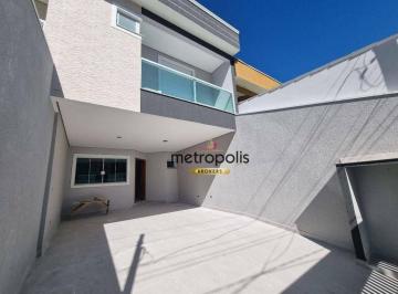 Garagem · Sobrado à venda, 150 m² por R$ 1.099.000,00 - Vila Scarpelli - Santo André/SP