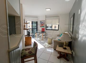 Apartamento · 39m² · 1 Quarto · 1 Vaga · Flat em Jardim Paulista, São Paulo/SP de 39m² 1 quartos para locação R$ 2.200,00/mes
