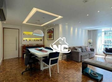 0213c185a9607966bad8177cdc227073ec6356b7 · Apartamento com 3 dormitórios à venda, 125 m² por R$ 1.190.000,00 - Icaraí - Niterói/RJ