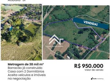 438d54e32db0a40048b6f7e3aab1d4db29adfc36 · Terreno à venda, 3800 m² por R$ 950.000,00 - Boa Vista - Atibaia/SP