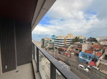 Varanda com vista urbana panorâmica | Borges Realt · Apartamento à venda no Beach Class Rio Vermelho - studio com varanda vista mar, infraestrutura compl