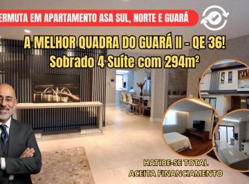 Casa de 4 quartos, Guará · QE 36 Conjunto B - Sobrado 4 Suítes - 294m² - Guará II