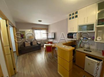 Apartamento · 31m² · 1 Quarto · 1 Vaga · Flat totalmente reformado com 1 dormitório na Alameda Lorena no Jardins sem burocracia na locação.