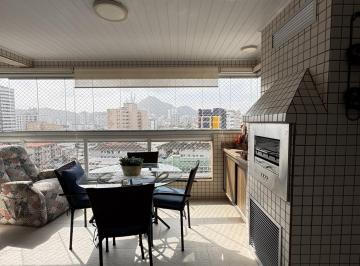 Apartamento · 104m² · 2 Quartos · 2 Vagas · Apartamento BOQUEIRÃO Praia Grande 2 dormitórios 2 suítes varanda envidraçada
