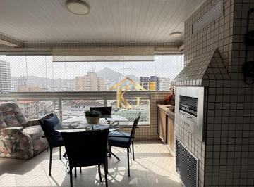 Apartamento · 104m² · 2 Quartos · 2 Vagas · Apartamento BOQUEIRÃO Praia Grande 2 dormitórios 2 suítes varanda envidraçada