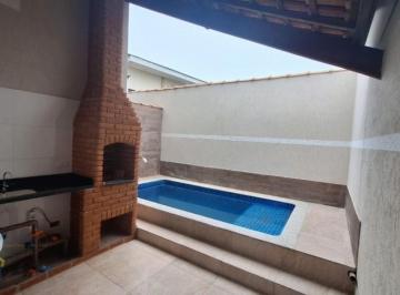 Casa · 108m² · 2 Quartos · 2 Vagas · Casa Nova Térrea Geminada com 2 dorms com Piscina e Churrasqueira!