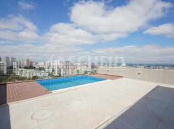 Apartamento · 423m² · 4 Quartos · 4 Vagas · Cobertura duplex à venda no Alto da Boa Vista com 4 suítes, piscina, churrasqueira, lareira, 4 vagas